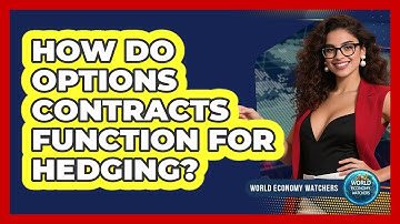How do options contracts function for hedging?