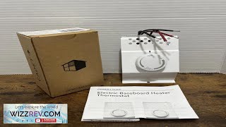 Cadet Heat White Baseboard Thermostat Part #14925 Model:BTF2W 125 240V 60Hz