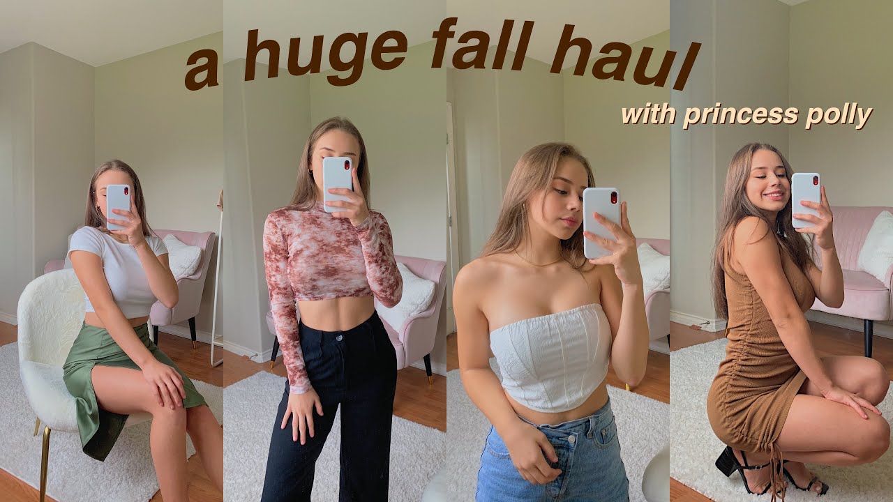FALL TRY ON CLOTHING HAUL *fall trends you NEED this season* ft. princess polly