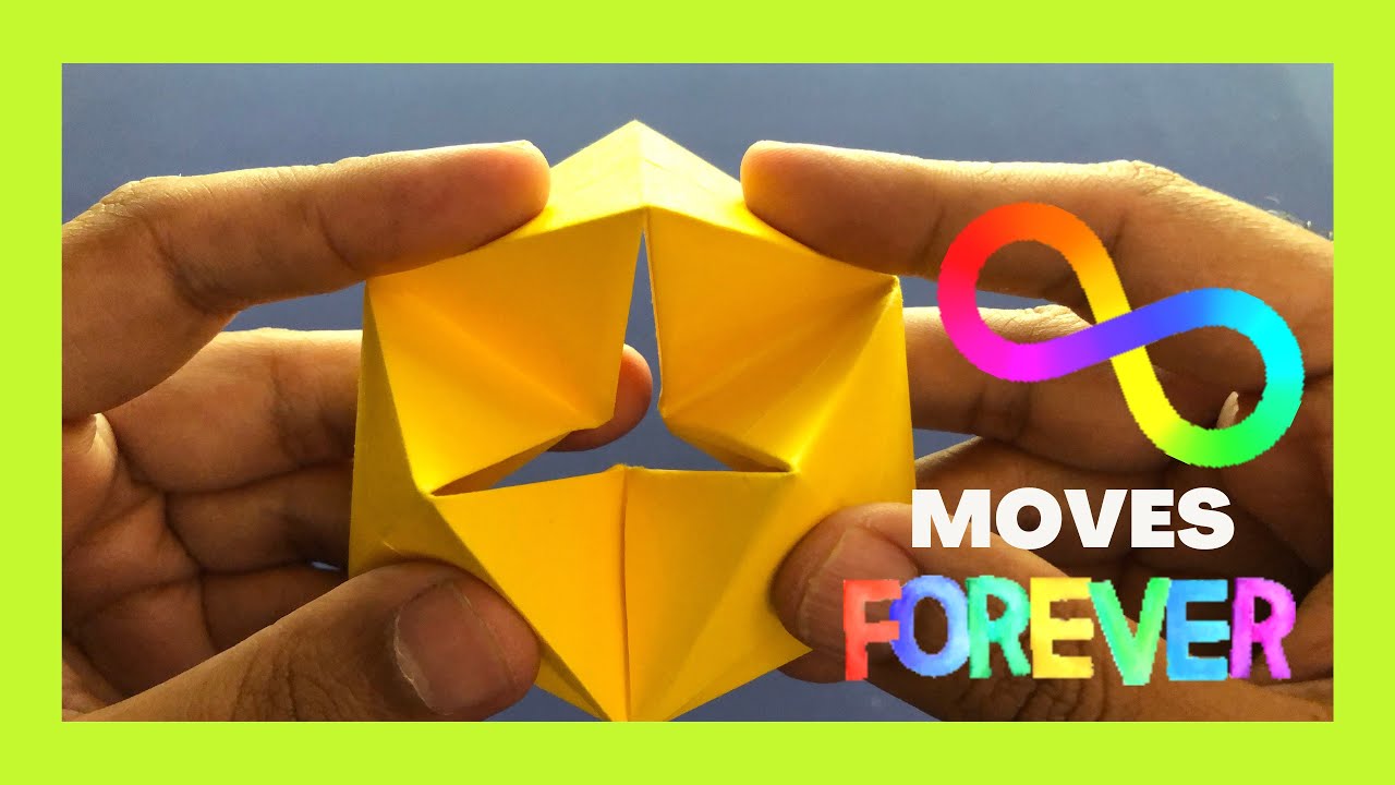 How To Make A Paper Moving Flexagon Easy Origami YouTube