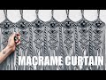 DIY: NEW pattern Macramé curtain / Tutorial Macrame Curtain