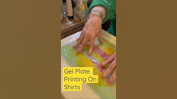 Gelli Arts 9x12 Gel Plate T-Shirt Prints