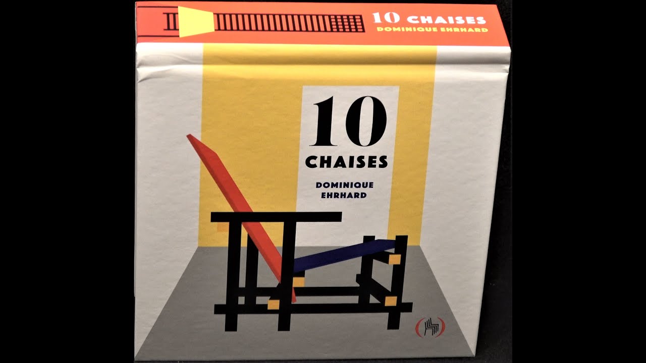 アート・デザイン・音楽 10 CHAISES Dominique Ehnhard design art POP-UP BOOK 4K: Dominique Ehrhard - 10 Chaises - YouTube