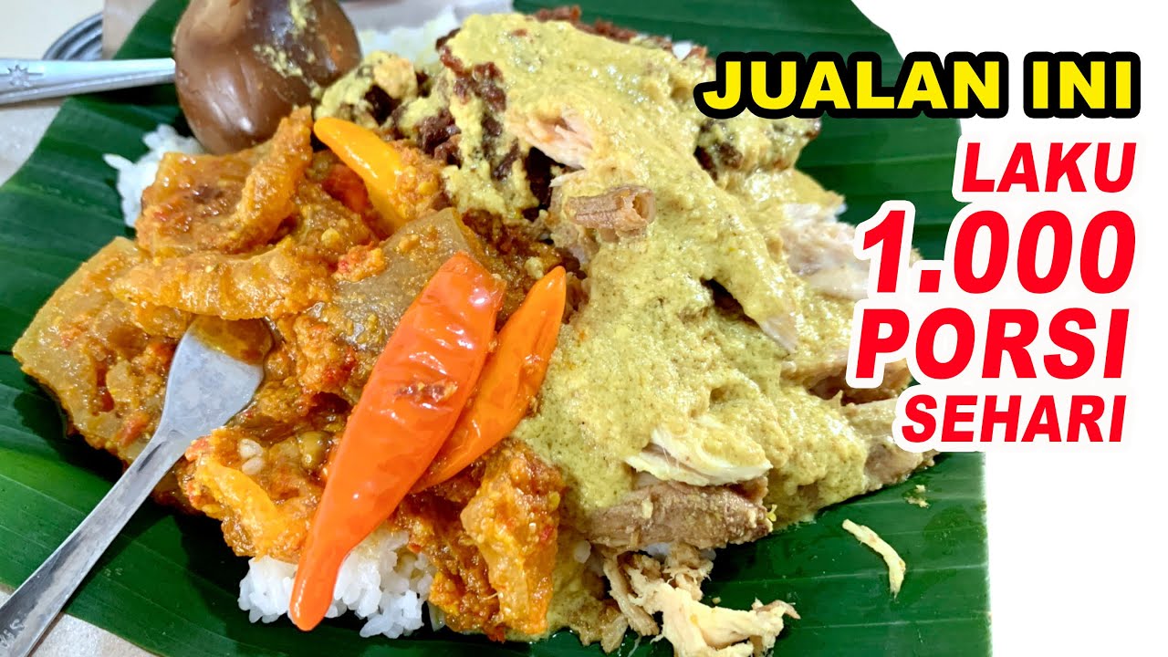 Wow Gudeg Besek Pak Bima, Rekor 1000 Porsi Sehari