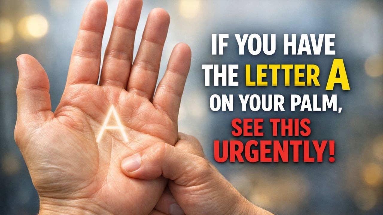 IF YOU HAVE THE LETTER A ON YOUR PALM, YOU NEED TO SEE THIS URGENT ALERT