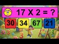 20 Questions to Make Kids MATH GENIUSES with Two Digit Multiplication