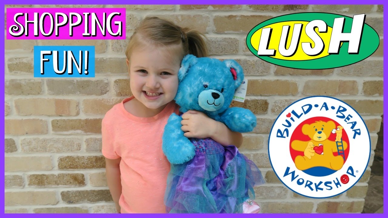 FUN AT BUILD A BEAR & LUSH SHOPPING TRIP WITH DAD!