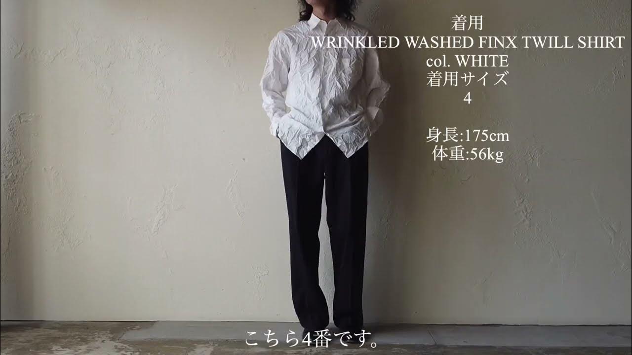 AURALEE WASHED FINX TWILL SHIRT サイズ4（AURALEE（オーラリー）の 