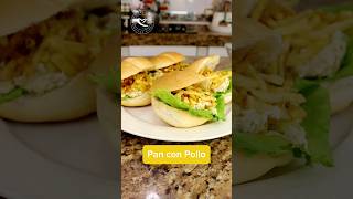 Mira el vídeo en nuestro canal de Youtube. Link en el Perfil#panconpollo #pan #sandwich  #Viral