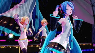 【MMD】shake it! (future live)   YYB式初音ミク&鏡音リン・レン【4k60fps】