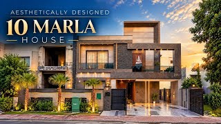 Aesthetically Designed 10 Marla House for Sale in Bahria Town Lahore