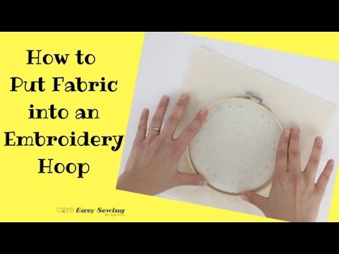 Keep your fabric nice and tight in your frame by doing this! 