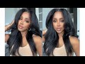 100% Glueless Install! Blow Out Curls Natural Kinky Straight Pre Cut Closure Wig | Ft Asteria Hair