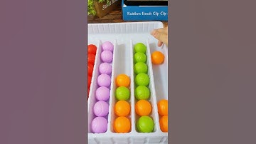 [Puzzle] Brain-training Marble Run Game #5 Color Ball Sorting Orange & Green