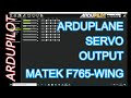Ardupilot (arduplane) #4 - Servo Output