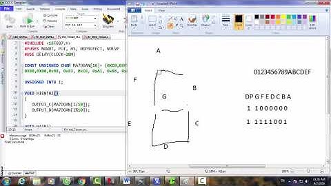 Lập trình Pic   Bài 5  Lập trình Pic16F887 giao tiếp với led 7 đoạn trực tiếp