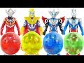 奧特曼發光扭蛋奇趣蛋 ultraman surprise eggs Cashapon超人力霸王扭蛋