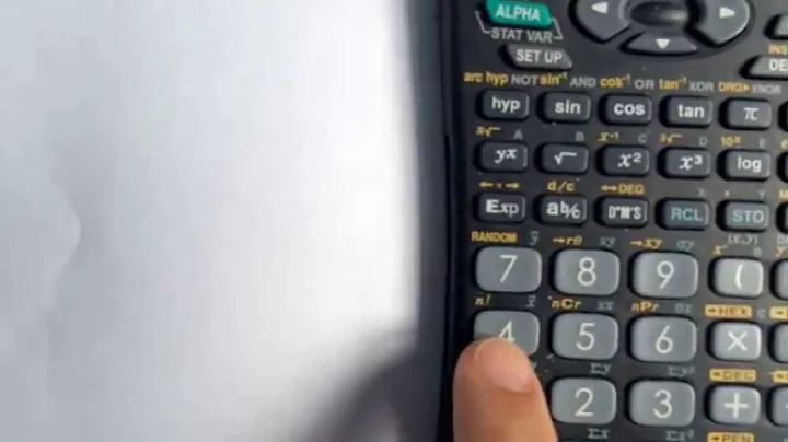 Calculating Factorials using the Sharp EL-531W calculator