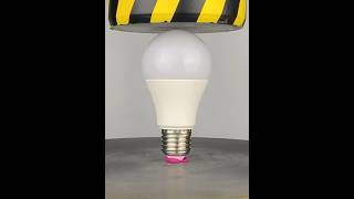 Lamp vs hydraulic press experiment relaxing asmr satisfying shorts video