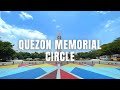 [4K] QUEZON MEMORIAL CIRCLE & Plant Market Walking | Philippines May 2021