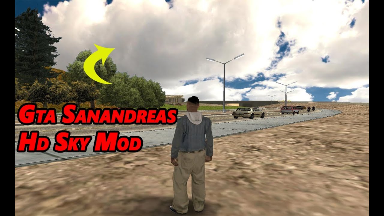 Hd Sky Mod In Gta San Andreas | Real Sky In Gta San Andreas - YouTube