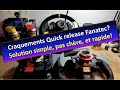 Craquements fanatec quick release solution simple et rapide