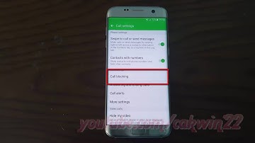 Samsung Galaxy S7 Edge : How to Enable or Disable Block Anonymous Calls (Android Marshmallow)