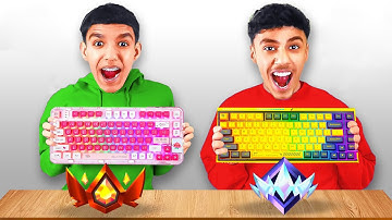 We Used The Worlds FASTEST Keyboards to Play Ranked in Fortnite!