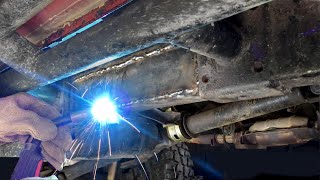 How to Properly Repair Rusty Frame of Toyota Pickup Truck at Home