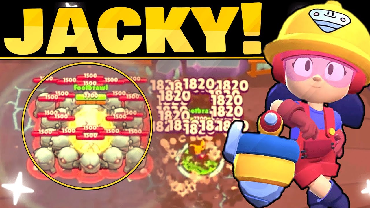 JACKY GAMEPLAY + NEW SKINS!!! | BRAWL STARS GAMEPLAY - YouTube