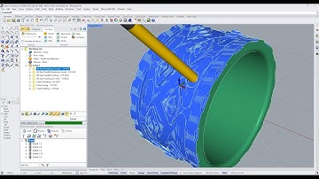 RhinoCAM Continuous 4 Axis R Level Roughing Performance Tips