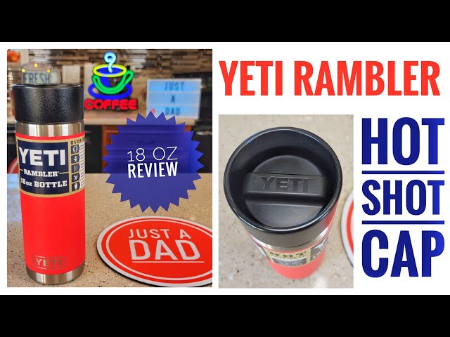 Yeti Rambler - 18 Oz. With Hot Shot Lid