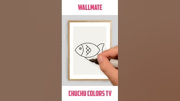 Fish Drawing #shorts #chuchu #colors #tv