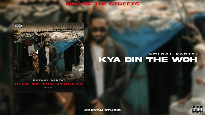 Emiway Bantai - Kya Din The Woh [Official Audio] (Prod by Robert Tar) | King Of The Streets (Album)