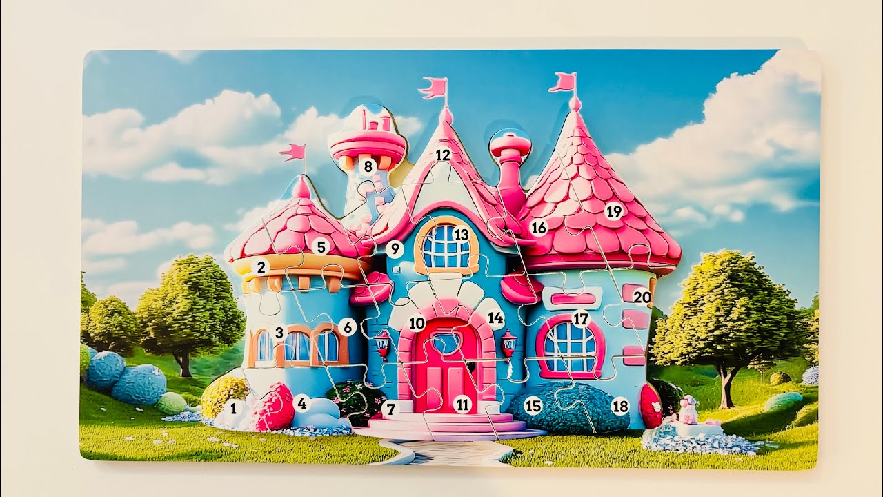 Learn Numbers 1-20 | Numbers Puzzle Activity | Educational Video for Toddler and Preschoolers 