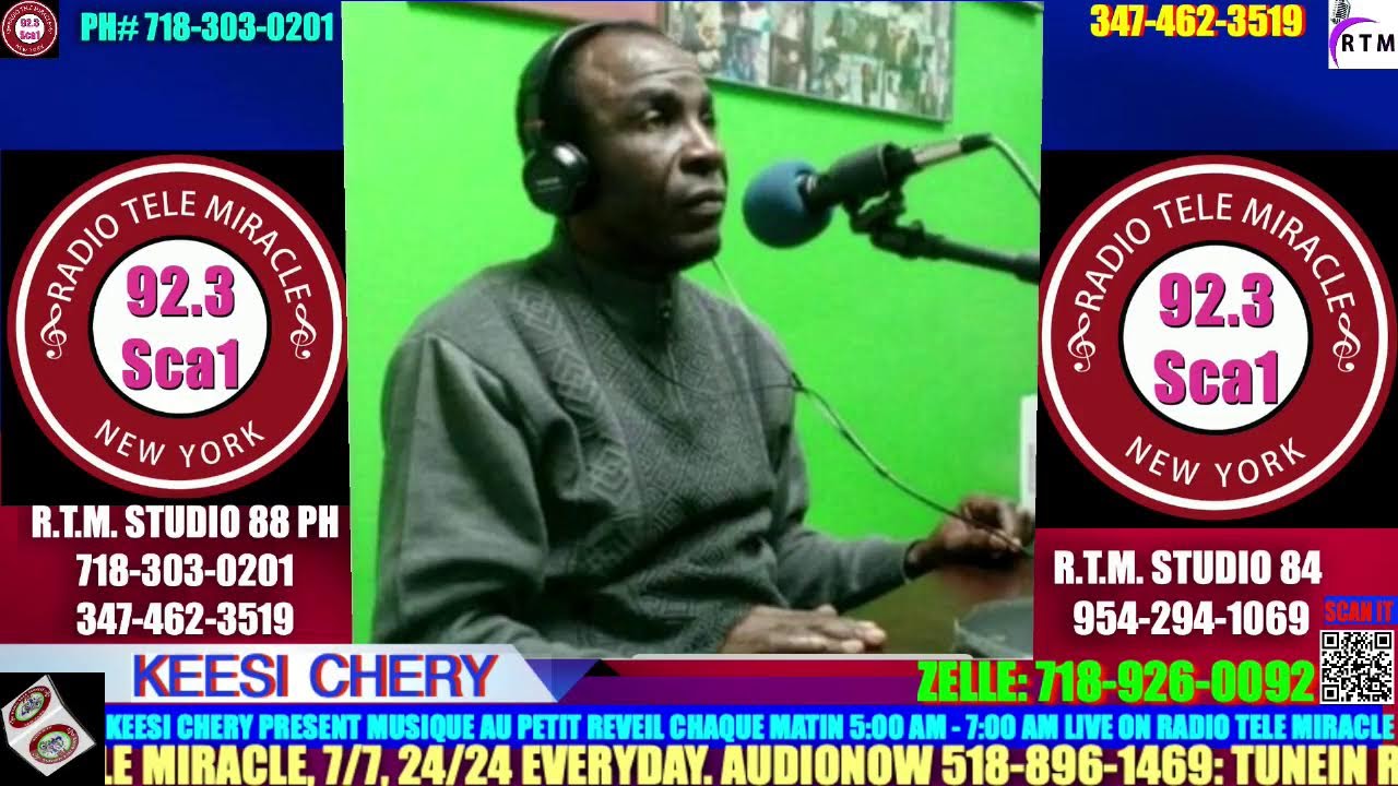 KEESI CHERY MUSIQUE AU PETIT REVEIL LIVE ON RTM. 92.3 SCA1