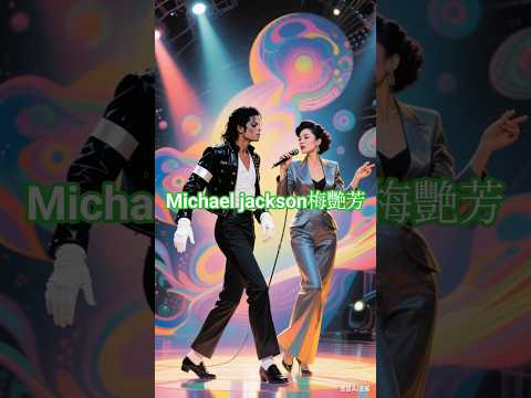 梅艷芳 Michael Jackson 同枱歌舞 梅艷芳 Michael Jackson 跳舞