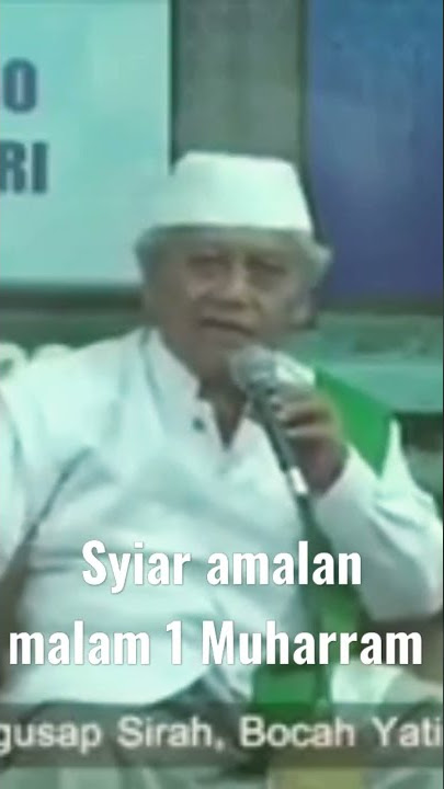 amalan 1 Muharram - Kh Achmad Chalwani