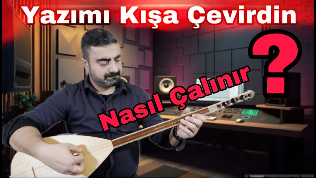 Yazımı Kışa Çevirdin/Leylam/kısa sap/bağlama/saz/özel ders/solfej/nasıl çalınır?