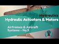 Hydraulic actuators  motors  hydraulics  airframes  aircraft systems 9