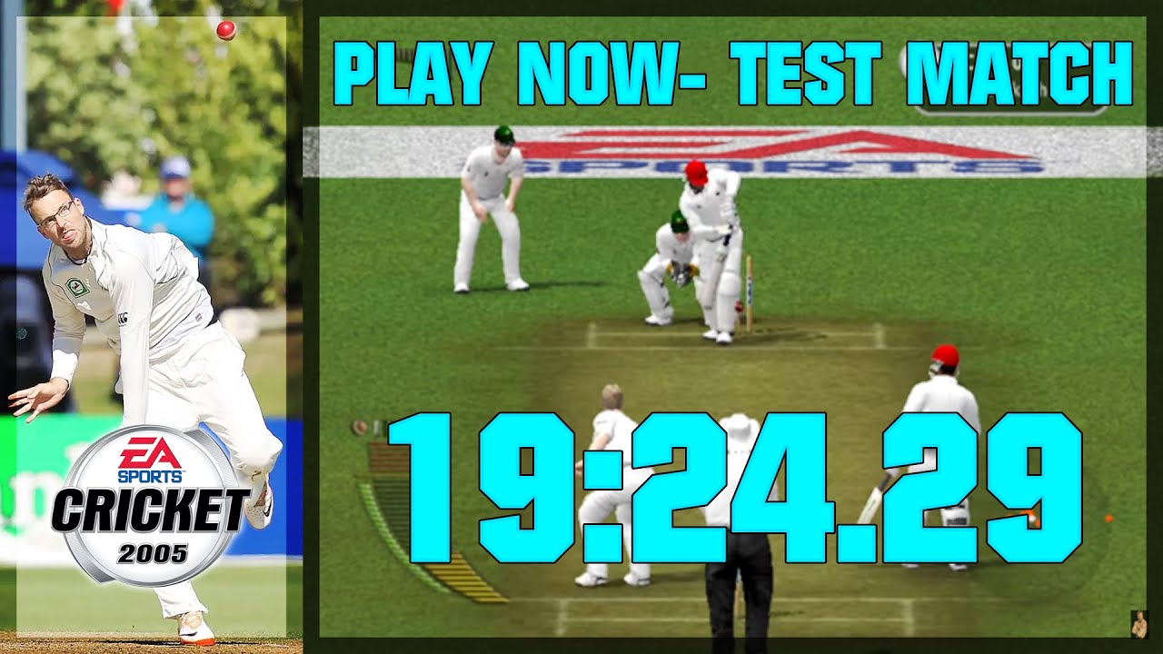 EA Cricket 2005: Play Now- Test Match Speedrun In 