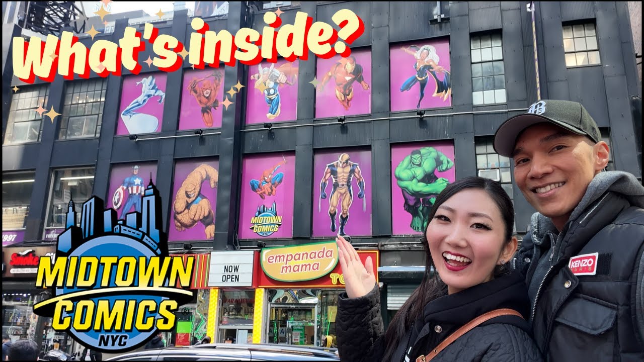Marvel, DC & Star Wars Fan's HEAVEN!! Midtown Comics in New York City Times Square! Comic Book Shop