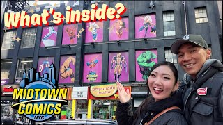Marvel, DC & Star Wars Fan's HEAVEN!! Midtown Comics in New York City Times Square! Comic Book Shop