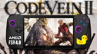 CODE VEIN II on ROG Ally X (SteamOS) | FSR 4 + Lossless Scaling Performance Test
