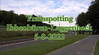 Trainspotting Ibbenbüren-Laggenbeck, DB-ICE, DB-101, RBH, Regiobahn, Westfalenbahn
