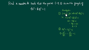 Conic sections, ellipse: Example 1
