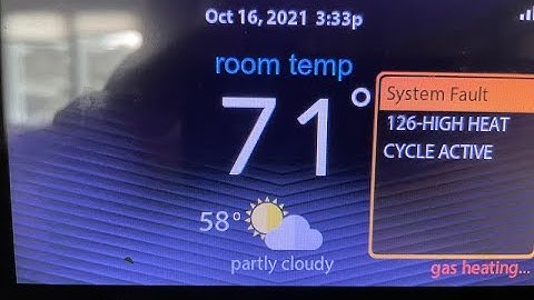 BRYANT EVOLUTION ERROR CODE 126  SOLUTION