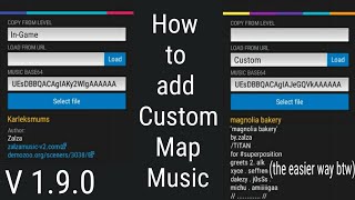 How to add Custom Map Music (Infinitode 2 1.9.0 )