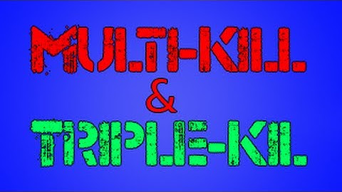 MW3 - My first Multi-kill + Triple kill in same match!