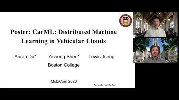 Research: MobiCom2020-Poster: CarML (1 min)